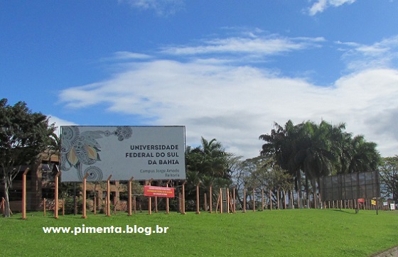 Campus da UFSB, em Itabuna, onde ocorreu o ataque a alunos (Foto Pimenta).