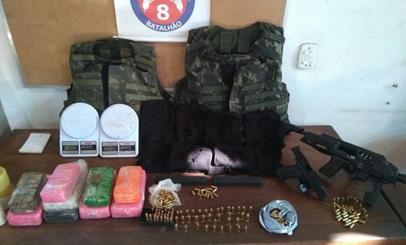 A polícia chegou aos materiais após uma denúncia I Foto: SSP/BA