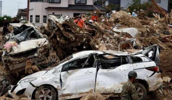 O total de vítimas fatais por causa de tempestades no Japão já passa de 180