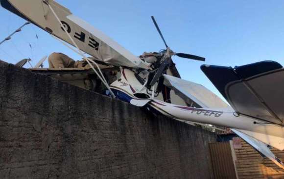 Aviao cai em Goiania