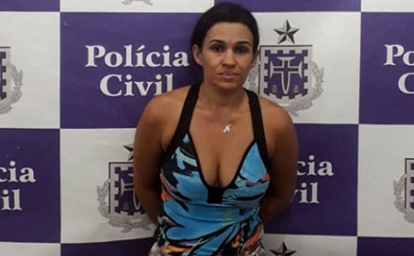 Em maio, o marido dela foi preso em flagrante com 10 kg de maconha e cocaína