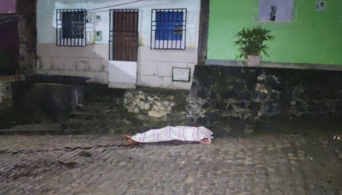 Vítima morreu ainda no local — Foto: Ubatã Notícias