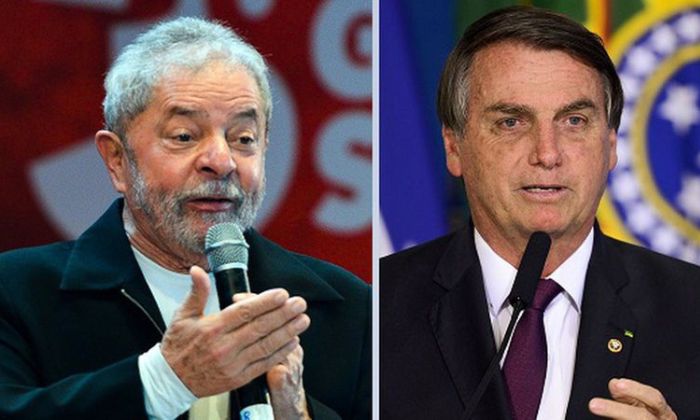  Lula (PT) aparece com vantagem sobre o presidente Jair Bolsonaro.
