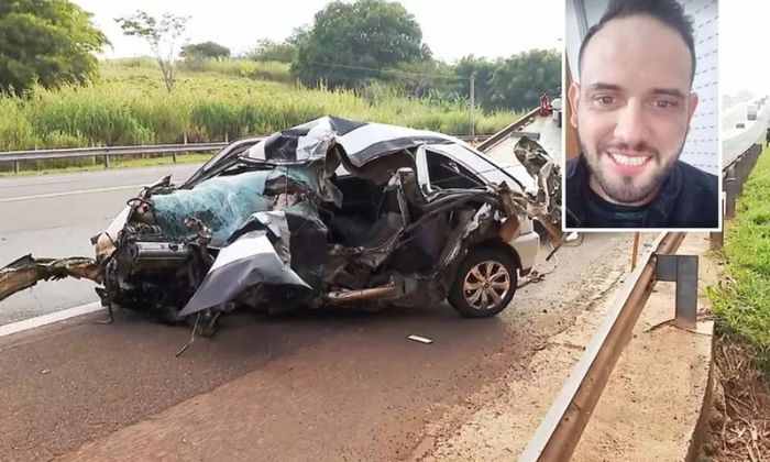 Tiago Cequeto Baldassari, de 32 anos, morreu em acidente