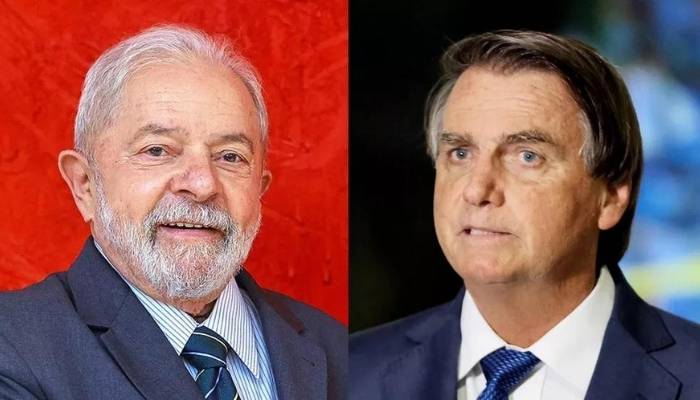 Lula (PT) e Jair Bolsonaro (PL) - Foto: Reprodução