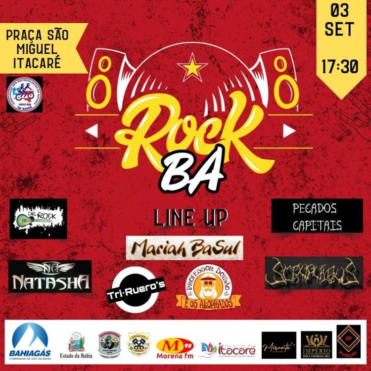 ROCK BA reúne atrações do cenário baiano do estilo musical