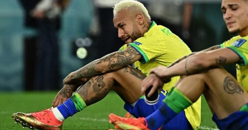 Brasil está eliminado da Copa do Mundo (Foto: Jewel Samad / AFP)