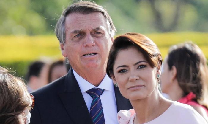 Michelle e Bolsonaro - Foto: Sergio Lima / AFP