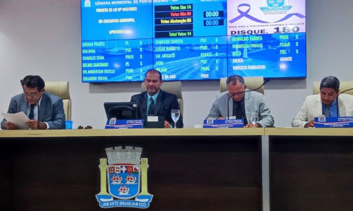 Câmara Municipal de Porto Seguro aprova férias de 75 dias para vereadores