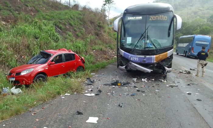 Família que viajava do Rio de Janeiro para Ibirataia morre em acidente na BR-101