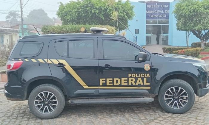 Polícia Federal fez operação na cidade de Gongogi — Foto: Divulgação/Polícia Federal