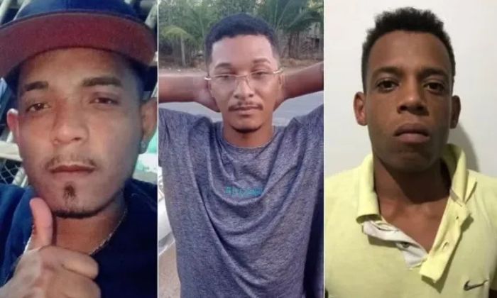 Felipe, Anderson, e Wallace - Foto: Reprodução | Polícia Civil