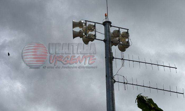 Sirenes de alerta instalada no Alto Bela Vista em Ubaitaba.