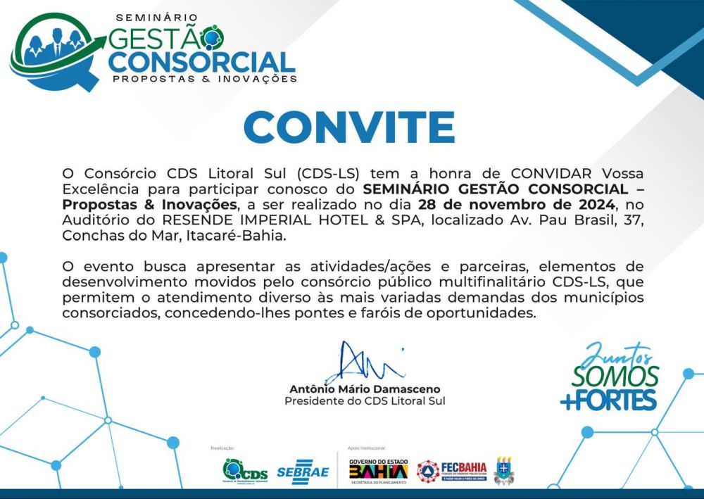 Evento acontece no dia 28 de novembro em Itacaré 