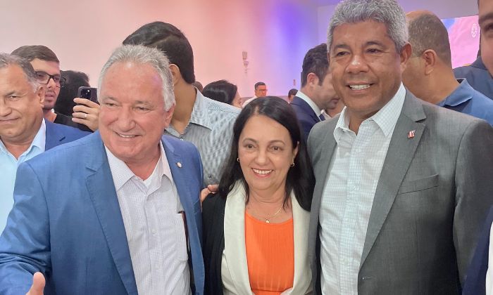 Ronaldo Carletto, Gracinha Viana e Jerônimo Rodrigues.