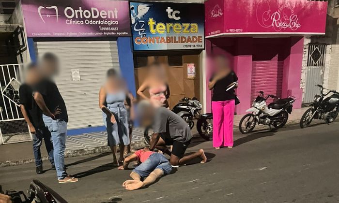 Acidente na Avenida Presidente Vargas em Ubaitaba.