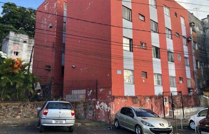 Crime aconteceu em prédio na Vila Laura I Crédito: Wendel de Novais/CORREIO