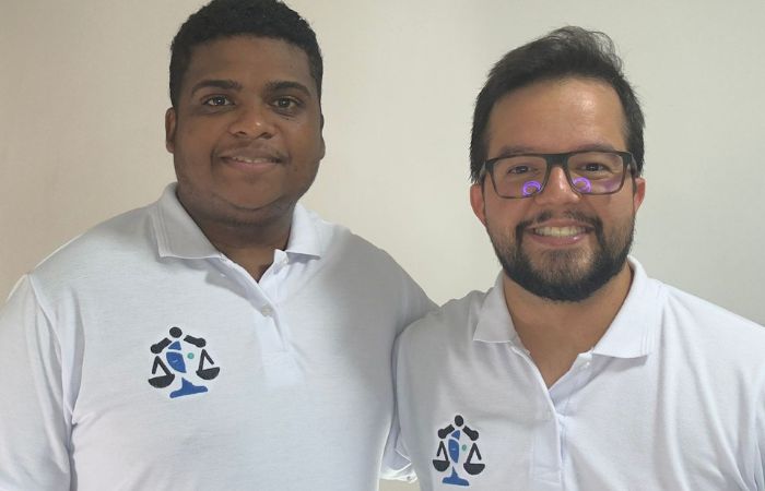 Ueslei Sales e o Drº Igor Andrade Garcia 