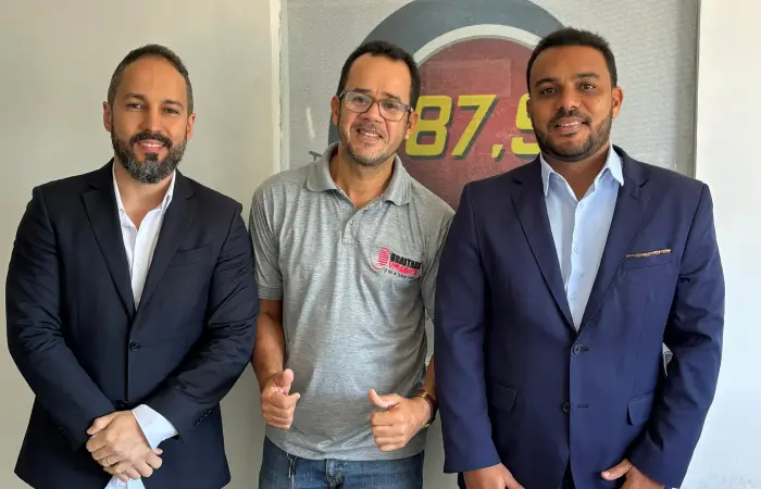 Paulo Júnior, Jackson Cristiano e Silvestre Neto - Crédito: Ubaitaba Urgente