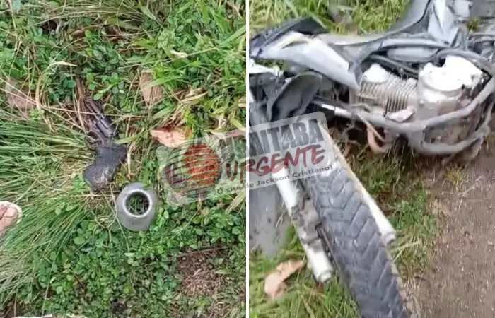 Os corpos dos suspeitos foram recolhidos pelo DPT.
