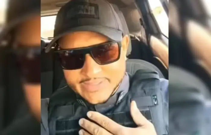 O policial fazia a escolta do preso, que passava por um atendimento médico  