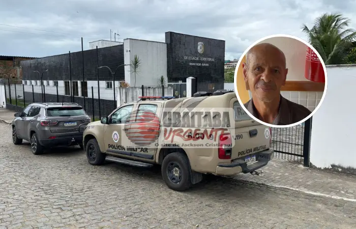 Idoso foi conduzido para Delegacia de Ubaitaba.