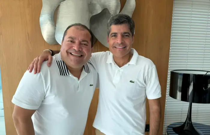 Deputado Cafu Barreto e ACM Neto - Crédito: Divulgação