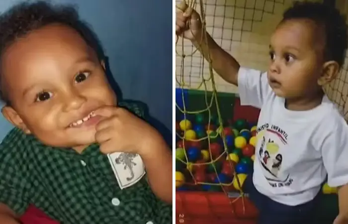 Criança de dois anos é morta pelo padrasto em Queimados — Foto: Reprodução
