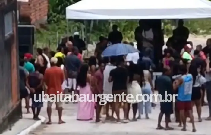  Inauguração de pavimentação no bairro Portelinha.