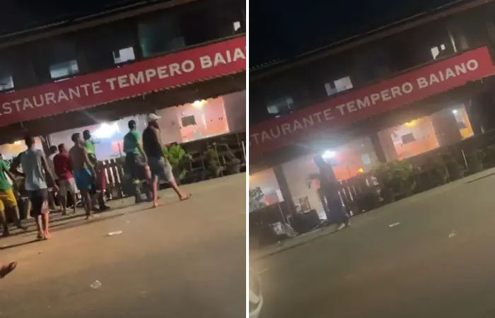 O incidente ocorreu no estabelecimento Tempero Baiano