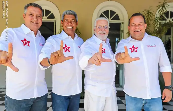 Rui, Jerônimo, Wagner e Geraldo Junior - Crédito: ASCOM
