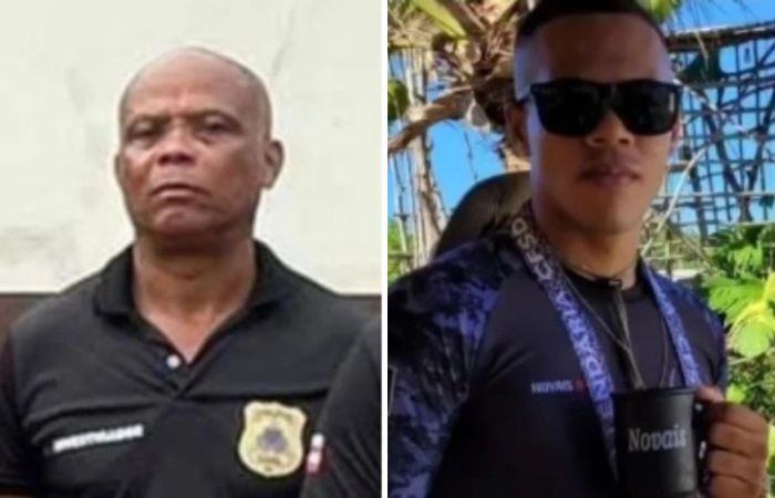 Polícia Civil Adailton, de 55 anos, e o Polícia Militar Samuel, de 32.