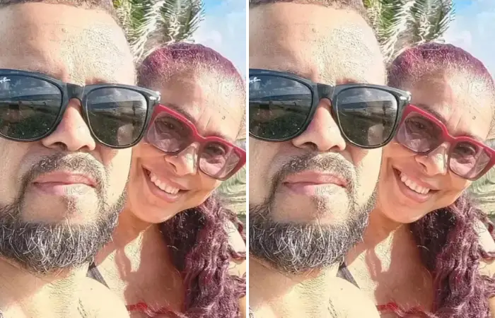 Adriano da Silva e Nailda Batista foram mortos a tiros - Crédito: Reprodução