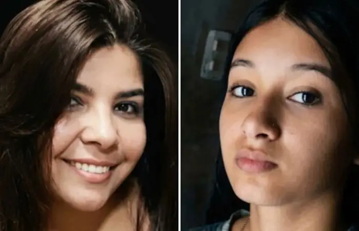 Jaqueline e Emilly Victoria da Silva - Crédito: Reprodução