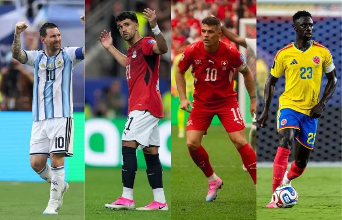 Fotos: Divulgação / Argentina / Egito / Suíça / Colômbia