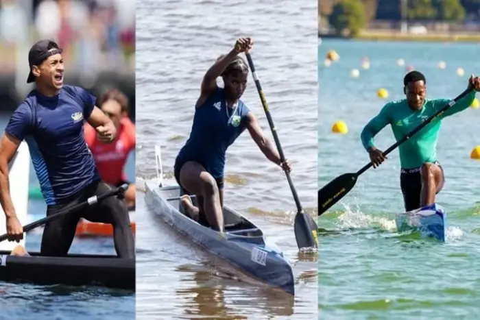 Lucas, Lorrane e Tailon conquistam ouro no mundial de canoagem || Foto CBCa