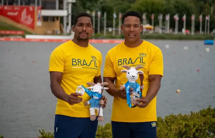 Dupla do sul da Bahia conquista prata || Foto CBCa