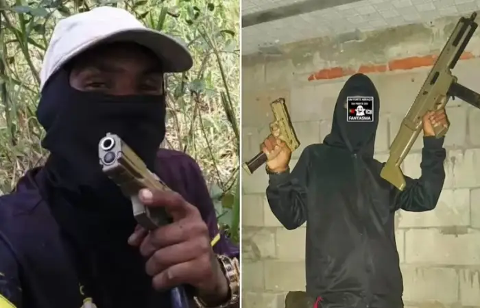 Um dos suspeitos foi identificado pelo apelido de Fantasma