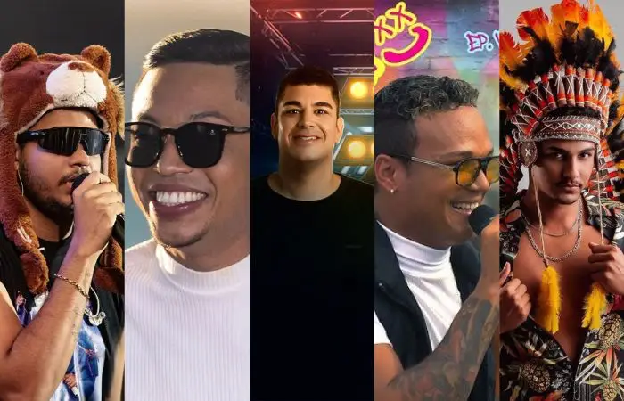 Mikael Santos, Silfarley, Trio da Huanna, Cia do Kaprixxo e É o Índio