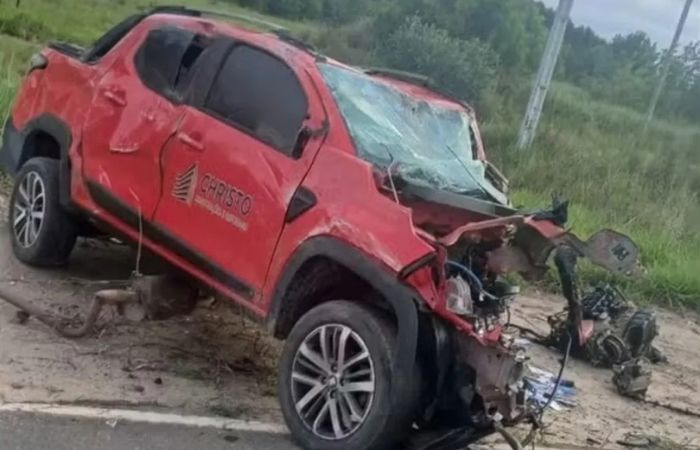 Motorista de Fiat Strada morreu no local do acidente